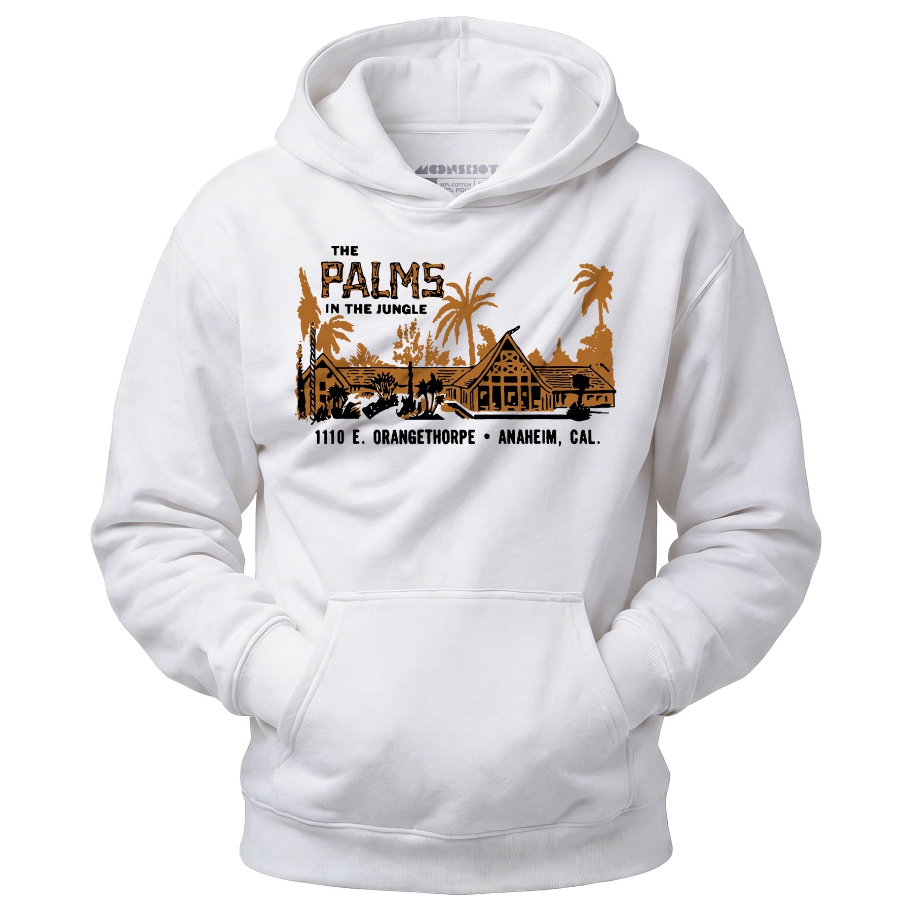 The Palms in the Jungle - Anaheim, CA - Vintage Restaurant - Unisex Hoodie