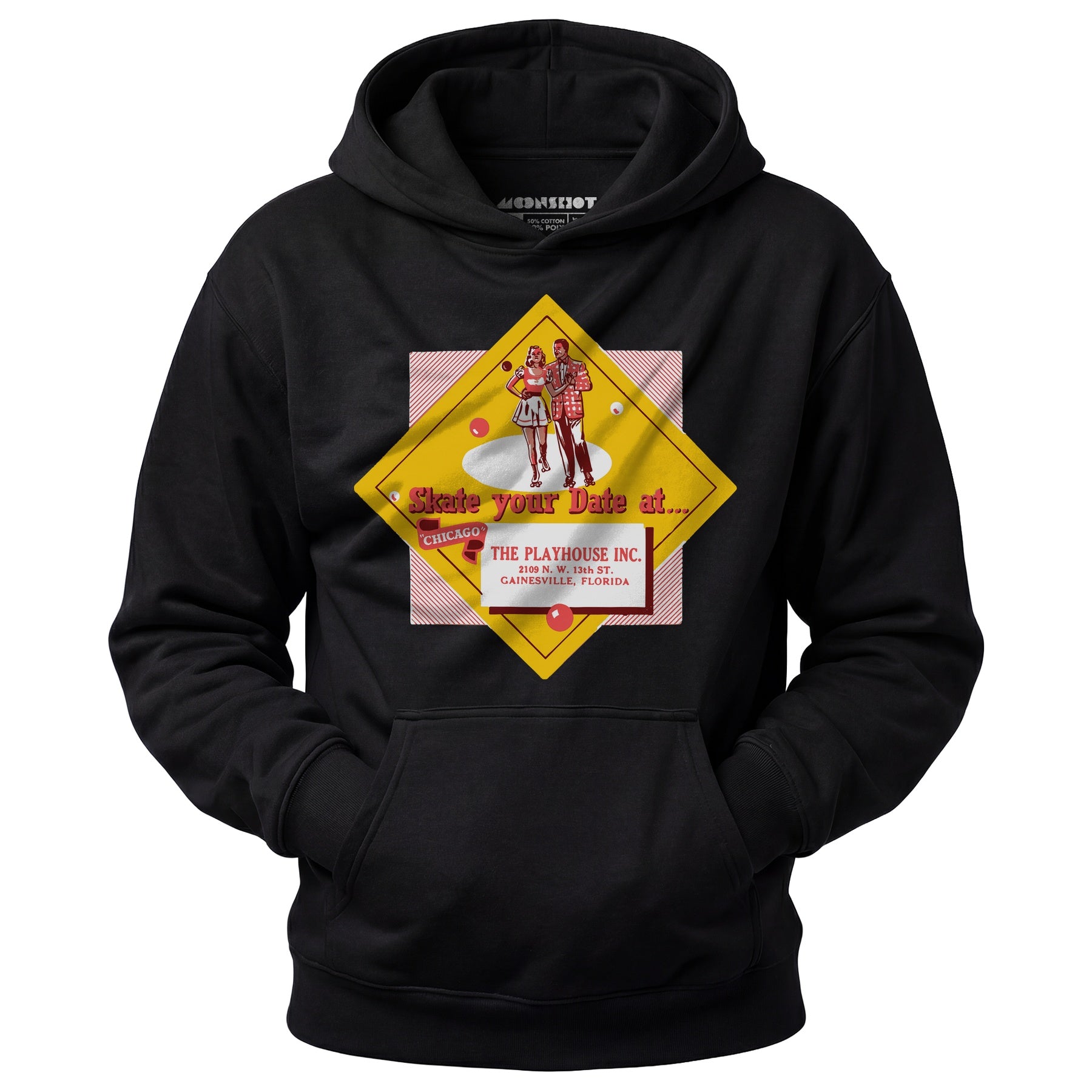 The Playhouse - Gainesville, FL - Vintage Roller Rink - Unisex Hoodie