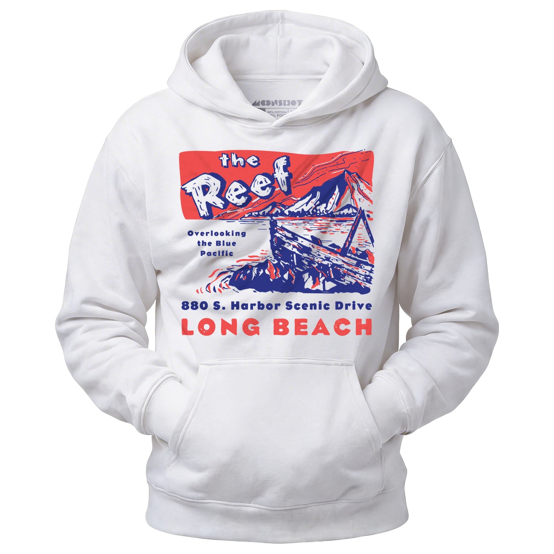 The Reef - Long Beach, CA - Vintage Tiki Bar - Unisex Hoodie