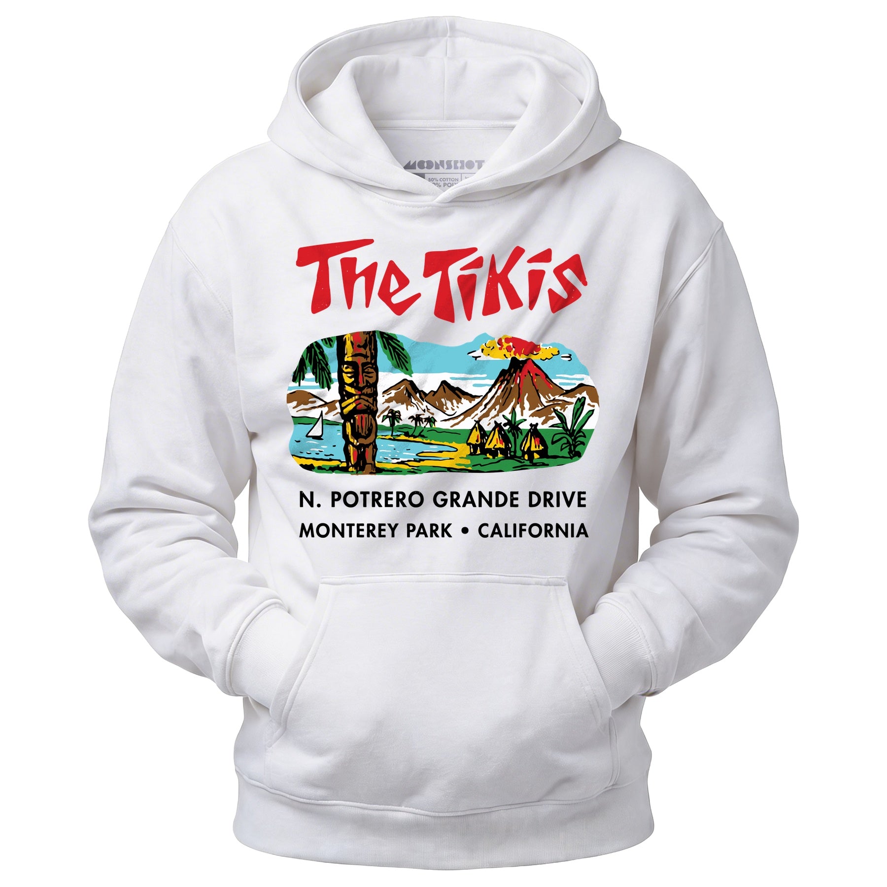 The Tikis - Monterey Park CA - Vintage Tiki Bar - Unisex Hoodie