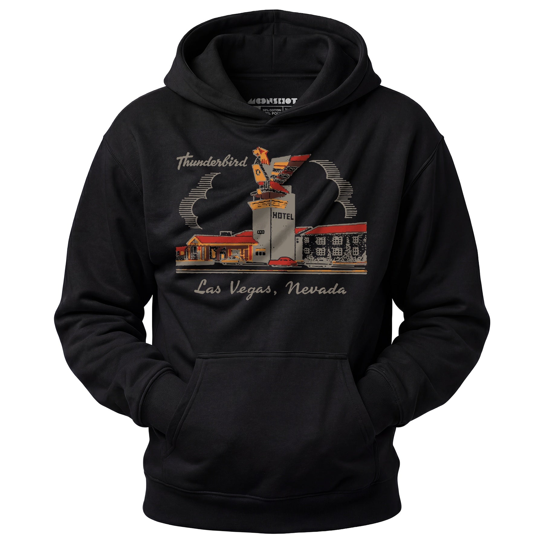 Thunderbird Hotel v2 - Vintage Las Vegas - Unisex Hoodie