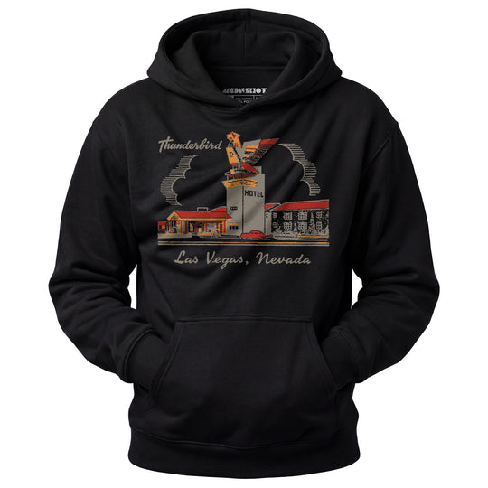 Thunderbird Hotel v2 - Vintage Las Vegas - Unisex Hoodie