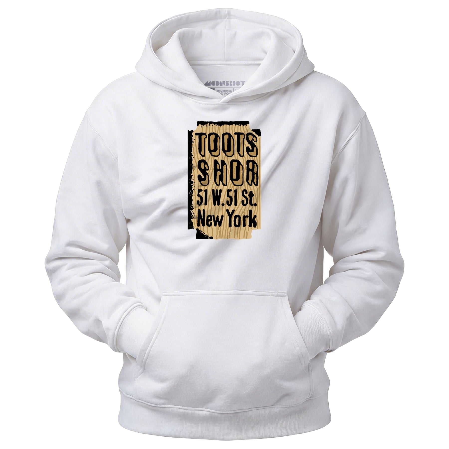 Toots Shor Sign - Manhattan, NY - Vintage Restaurant - Unisex Hoodie