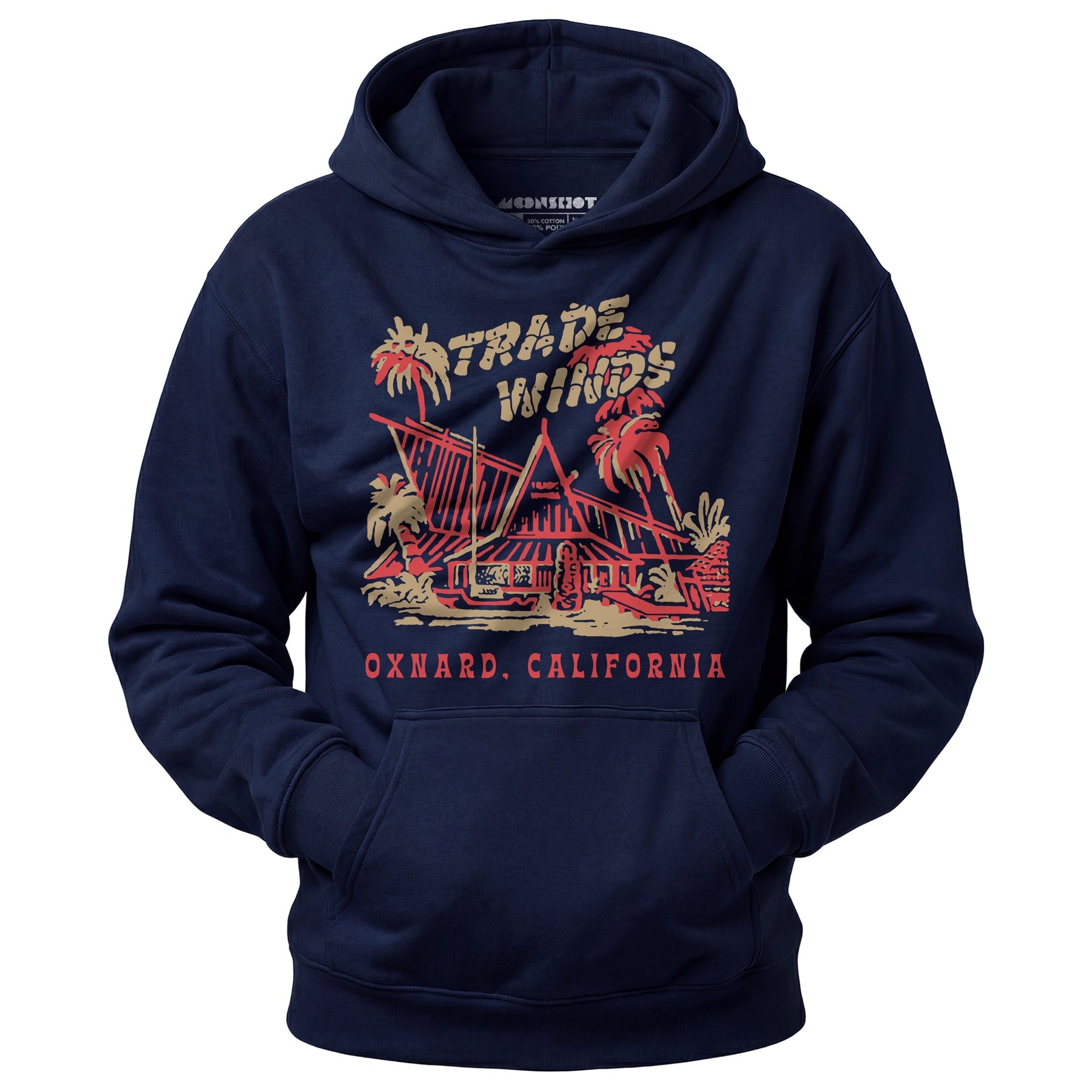 Trade Winds - Oxnard, CA - Vintage Tiki Bar - Unisex Hoodie