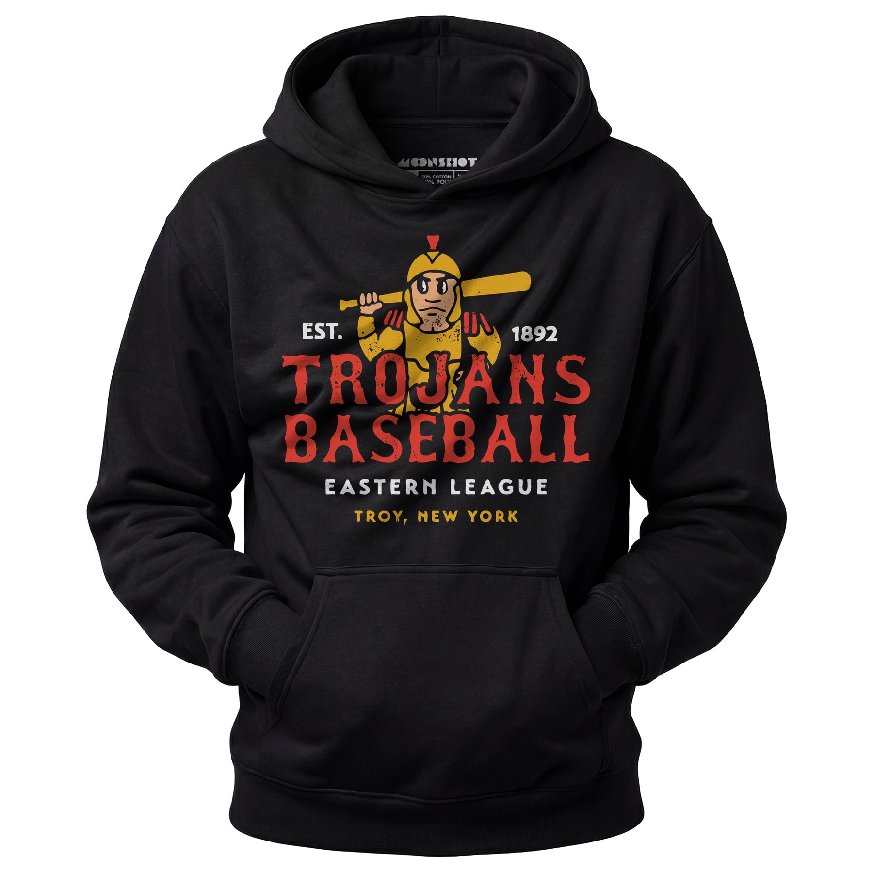 Troy Trojans - New York - Vintage Defunct Baseball Teams - Unisex Hoodie