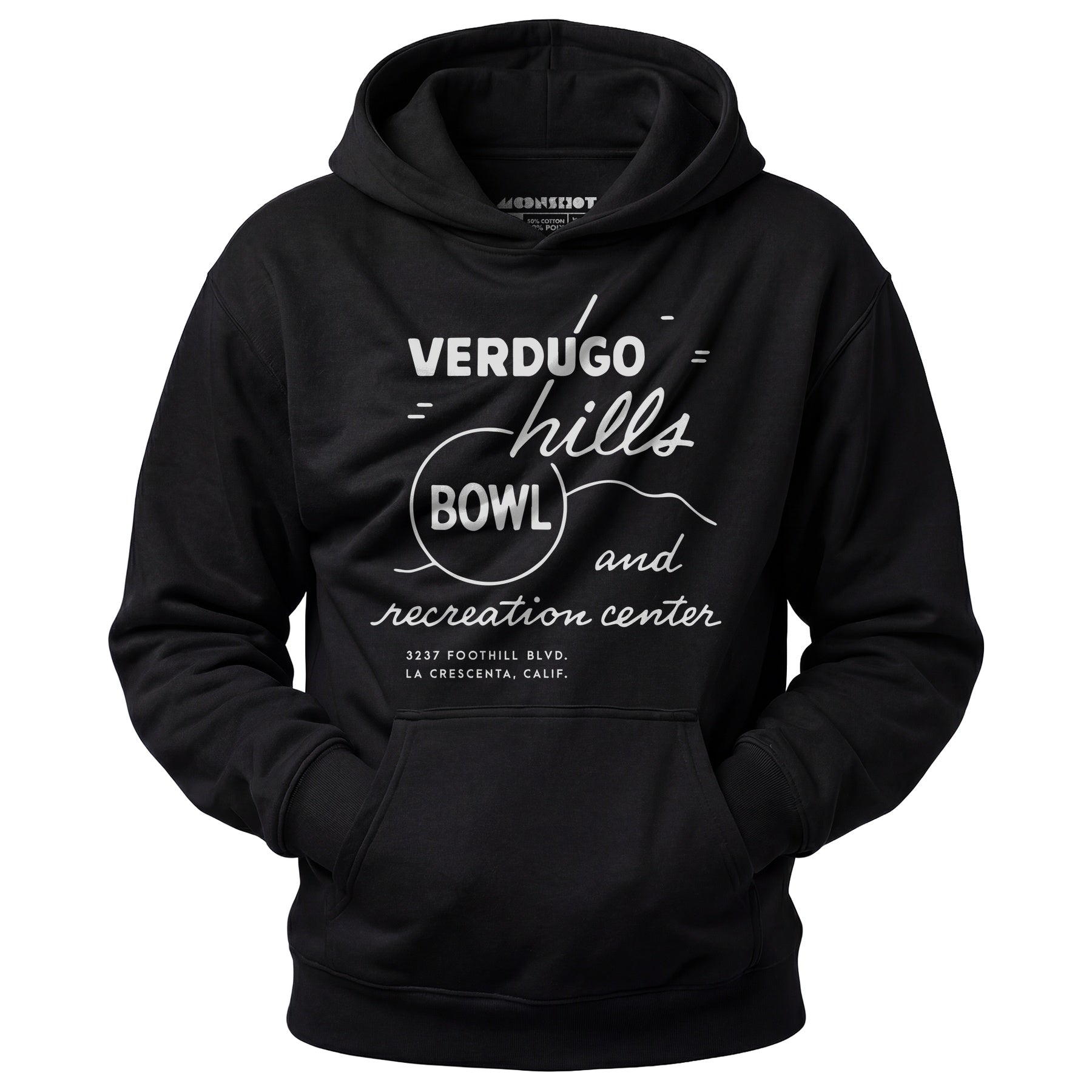 Verdugo Hills v2 - La Crescenta, CA - Vintage Bowling Alley - Unisex Hoodie