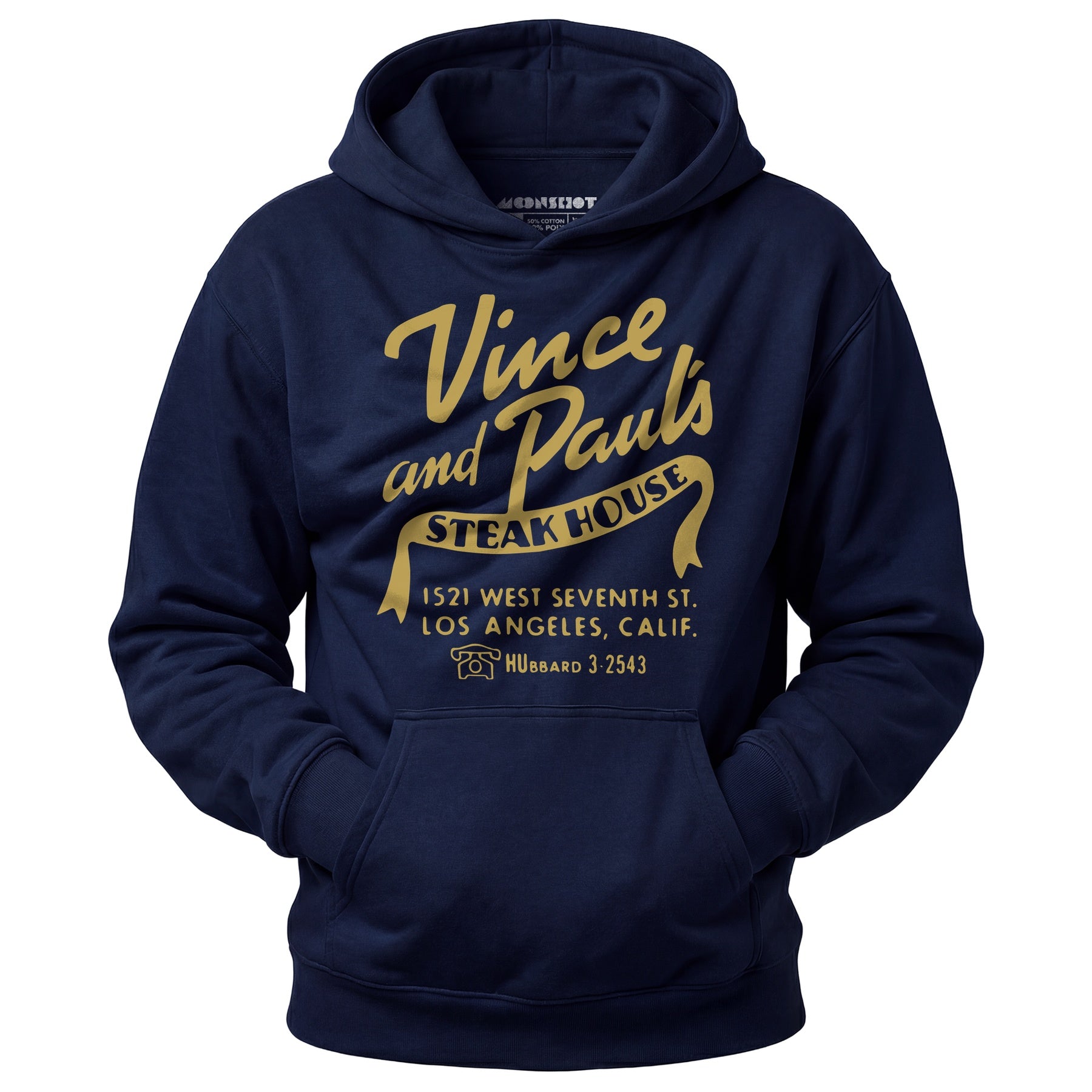 Vince and Paul's Steakhouse - Los Angeles, CA - Vintage Restaurant - Unisex Hoodie