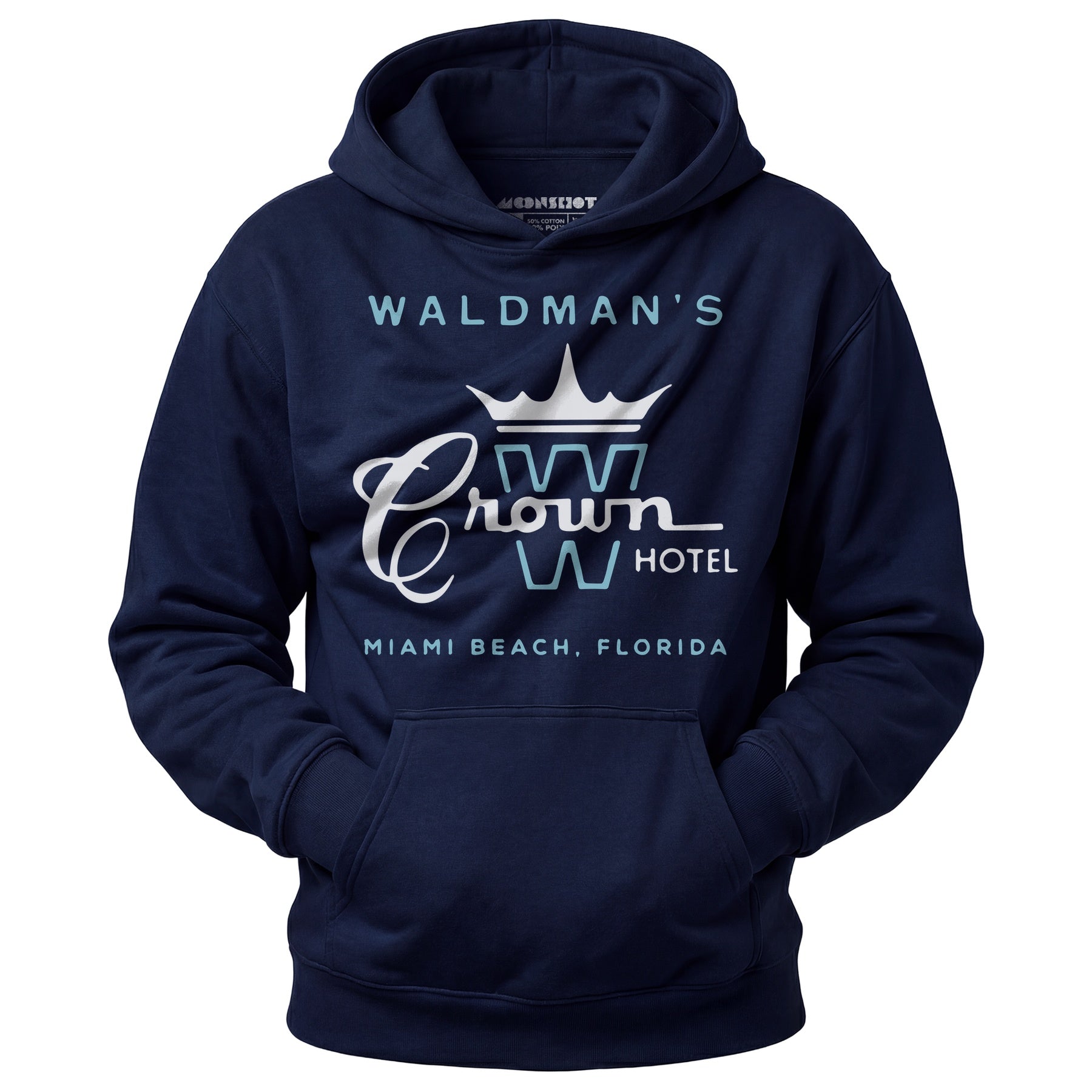 Waldman's Crown Hotel - Miami, FL - Vintage Hotel - Unisex Hoodie