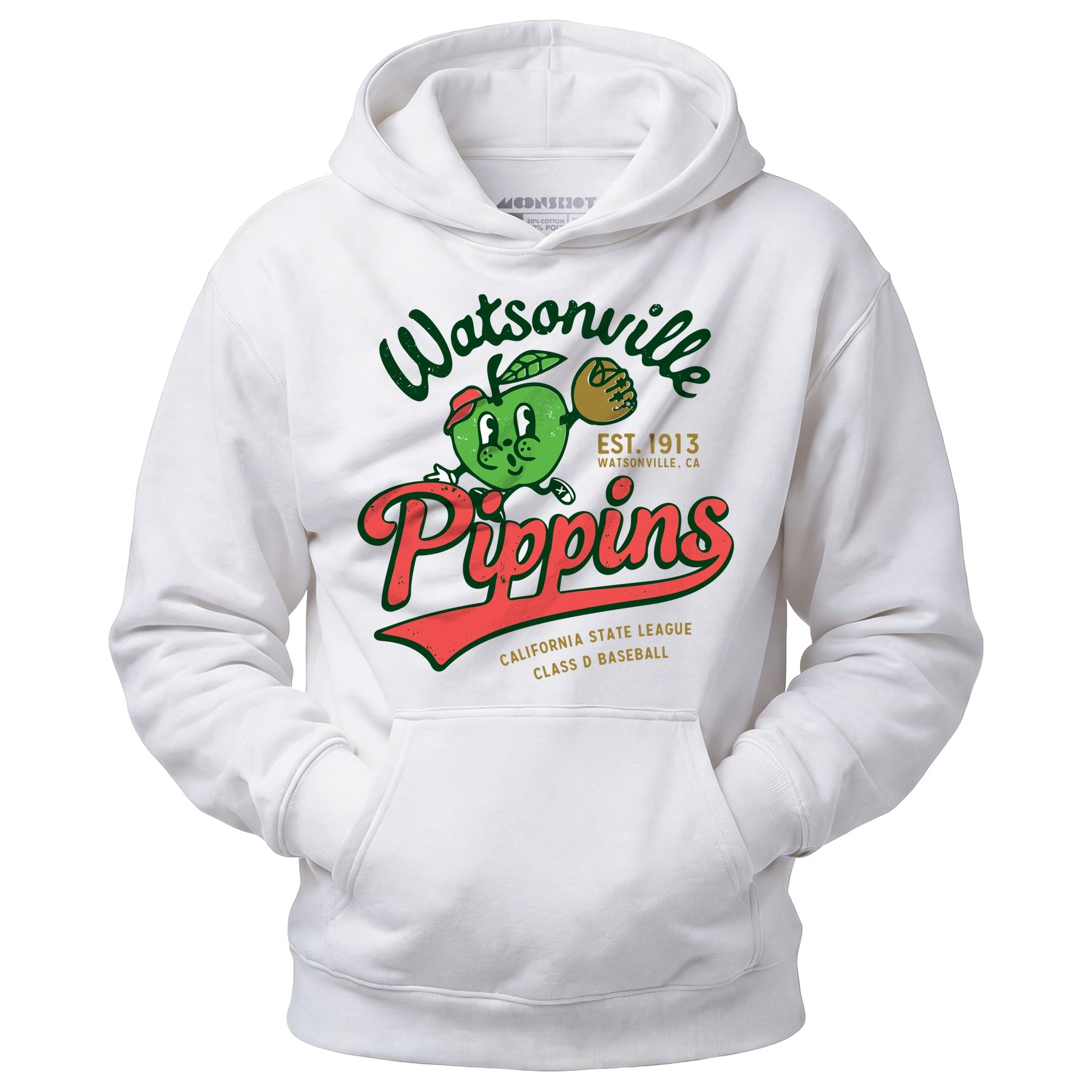 Watsonville Pippins - California - Vintage Defunct Baseball Teams - Unisex Hoodie
