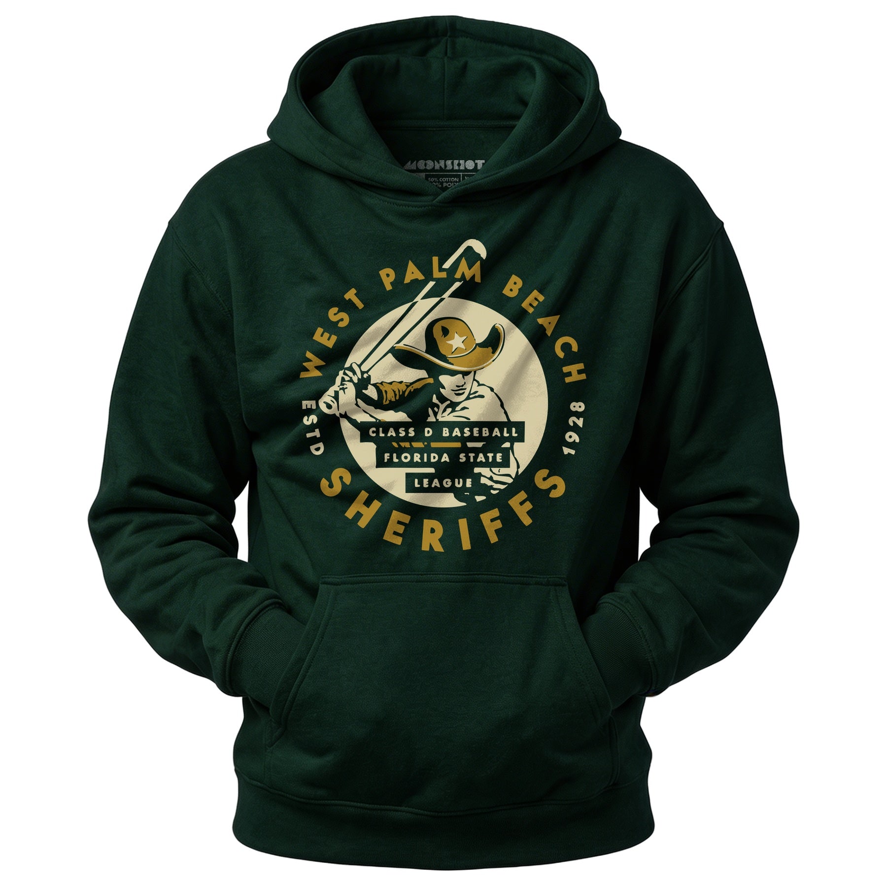 West Palm Beach Sheriffs - Florida - Vintage Defunct Baseball Teams - Unisex Hoodie