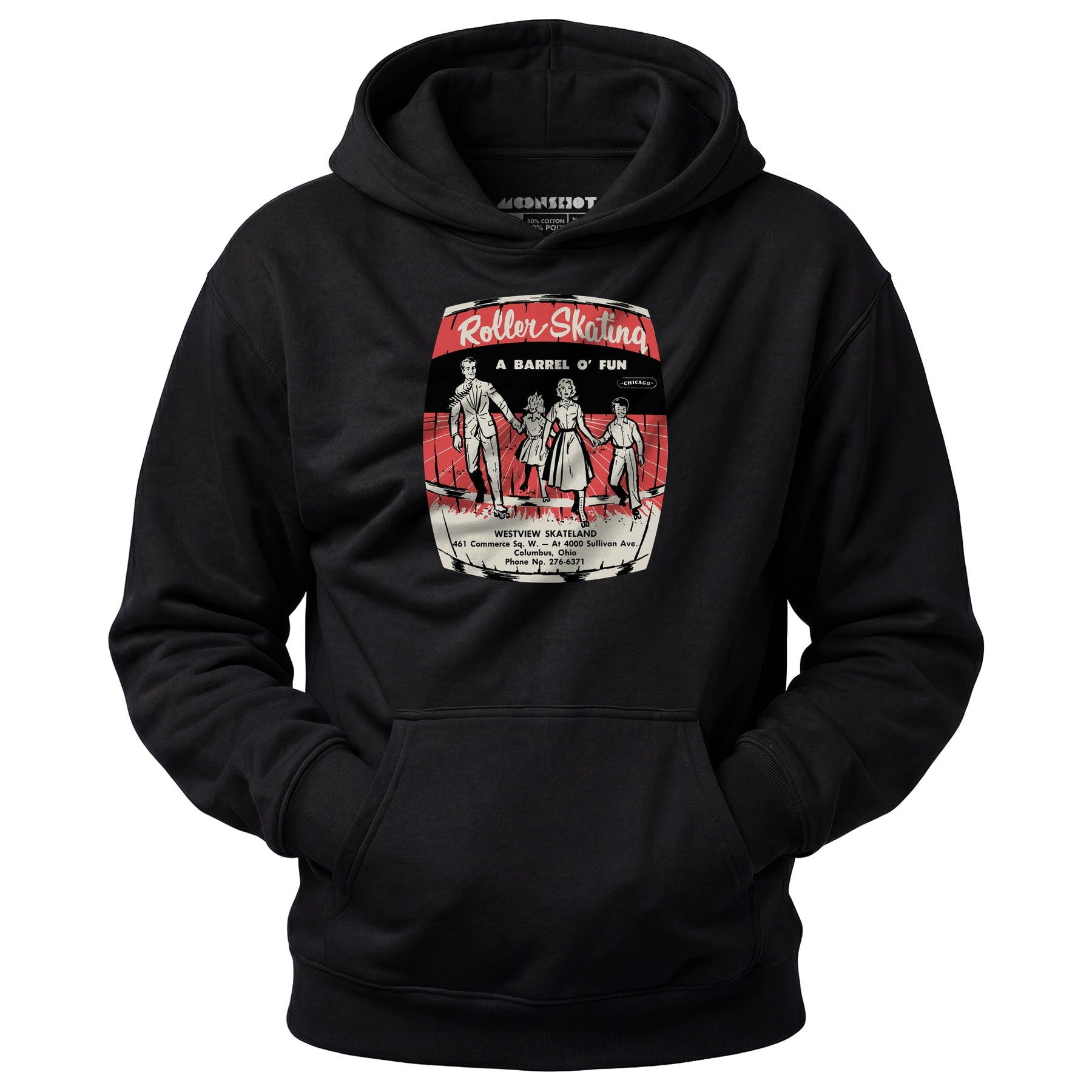 Westview Skateland - Columbus, OH - Vintage Roller Rink - Unisex Hoodie