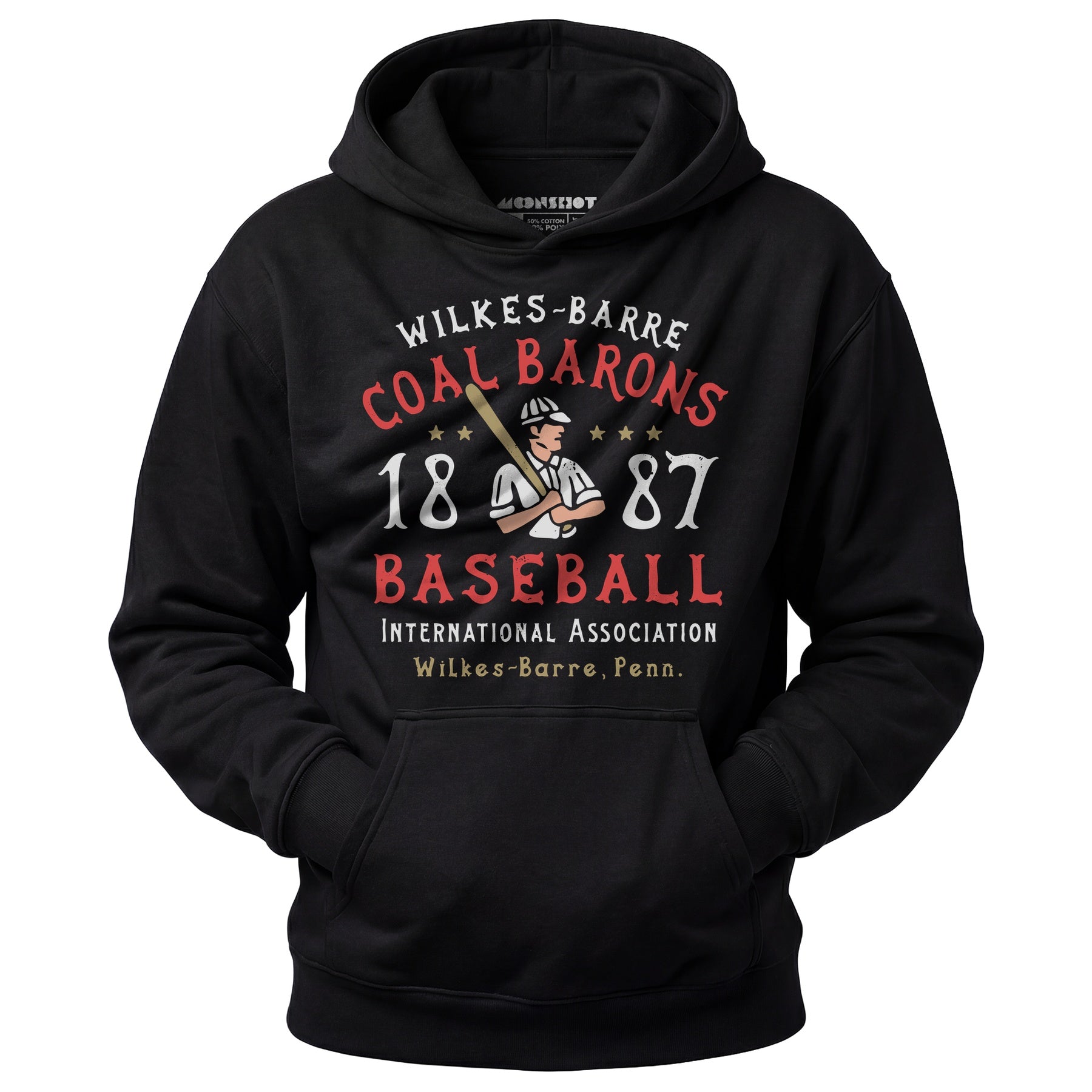 Wilkes-Barre Coal Barons - Pennsylvania - Vintage Defunct Baseball Teams - Unisex Hoodie