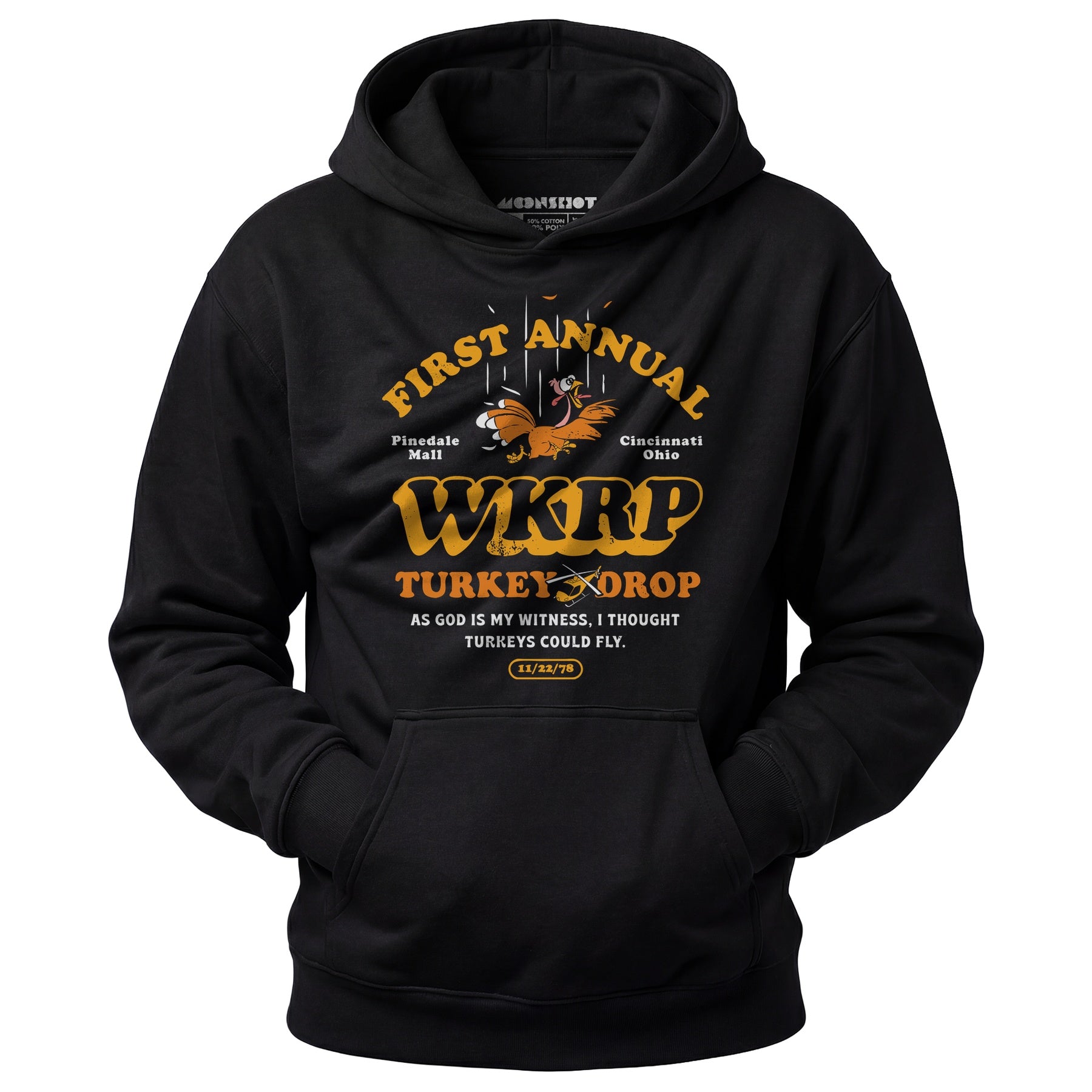 WKRP Turkey Drop - Unisex Hoodie