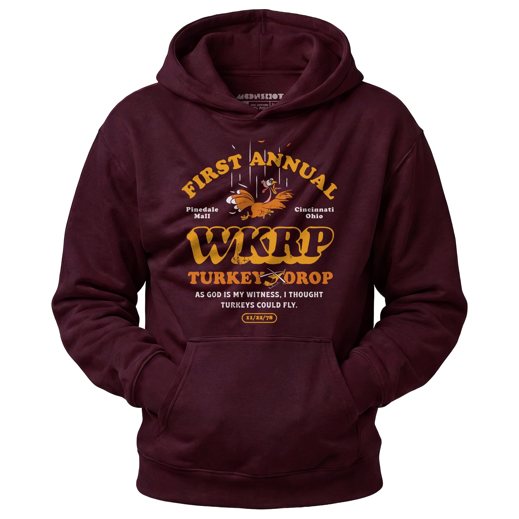 WKRP Turkey Drop - Unisex Hoodie