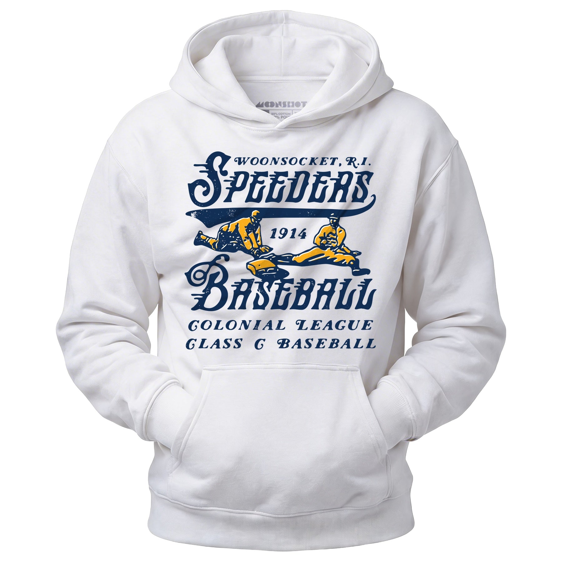 Woonsocket Speeders - Rhode Island - Vintage Defunct Baseball Teams - Unisex Hoodie