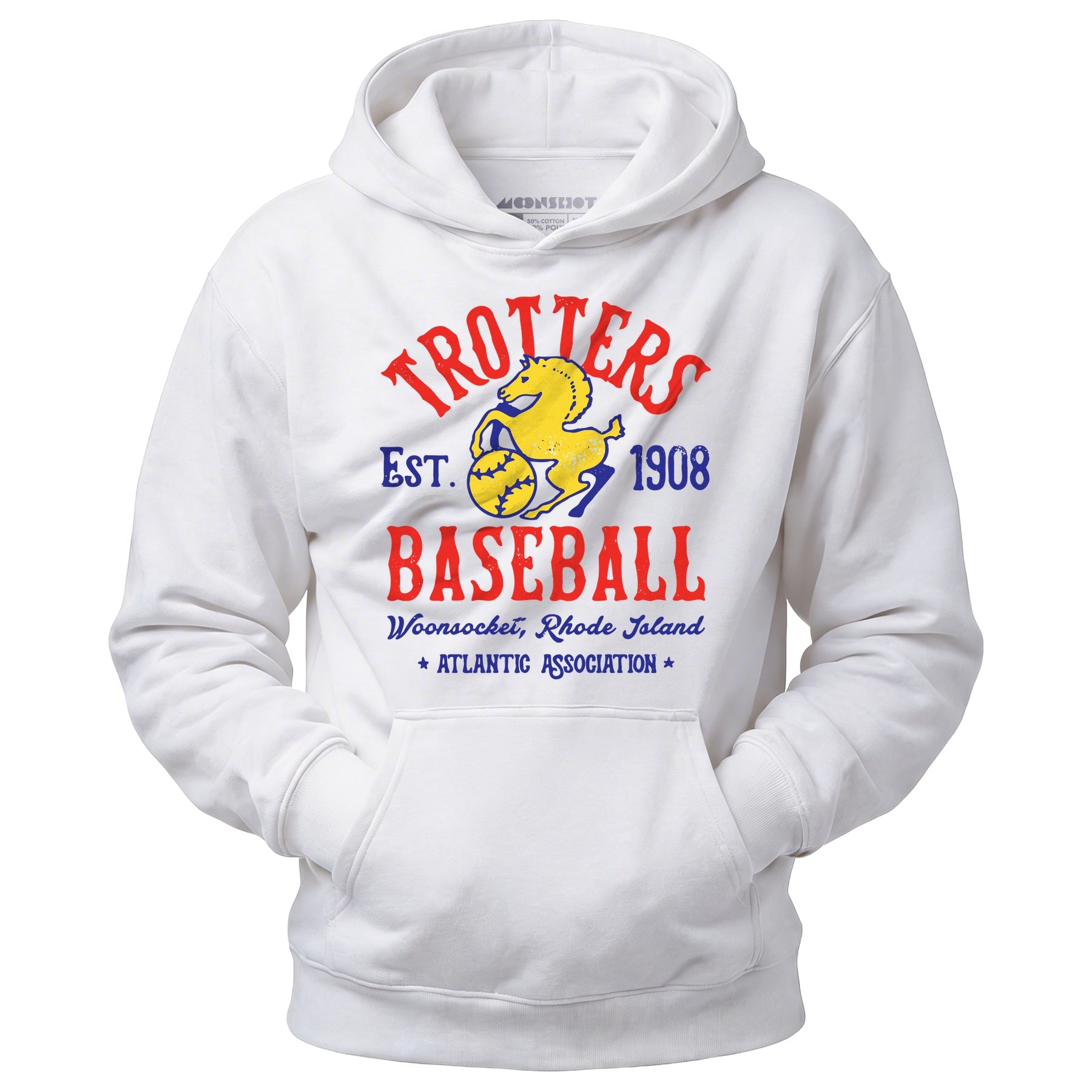 Woonsocket Trotters - Rhode Island - Vintage Defunct Baseball Teams - Unisex Hoodie