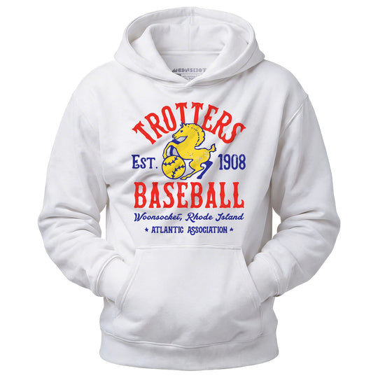 Woonsocket Trotters - Rhode Island - Vintage Defunct Baseball Teams - Unisex Hoodie