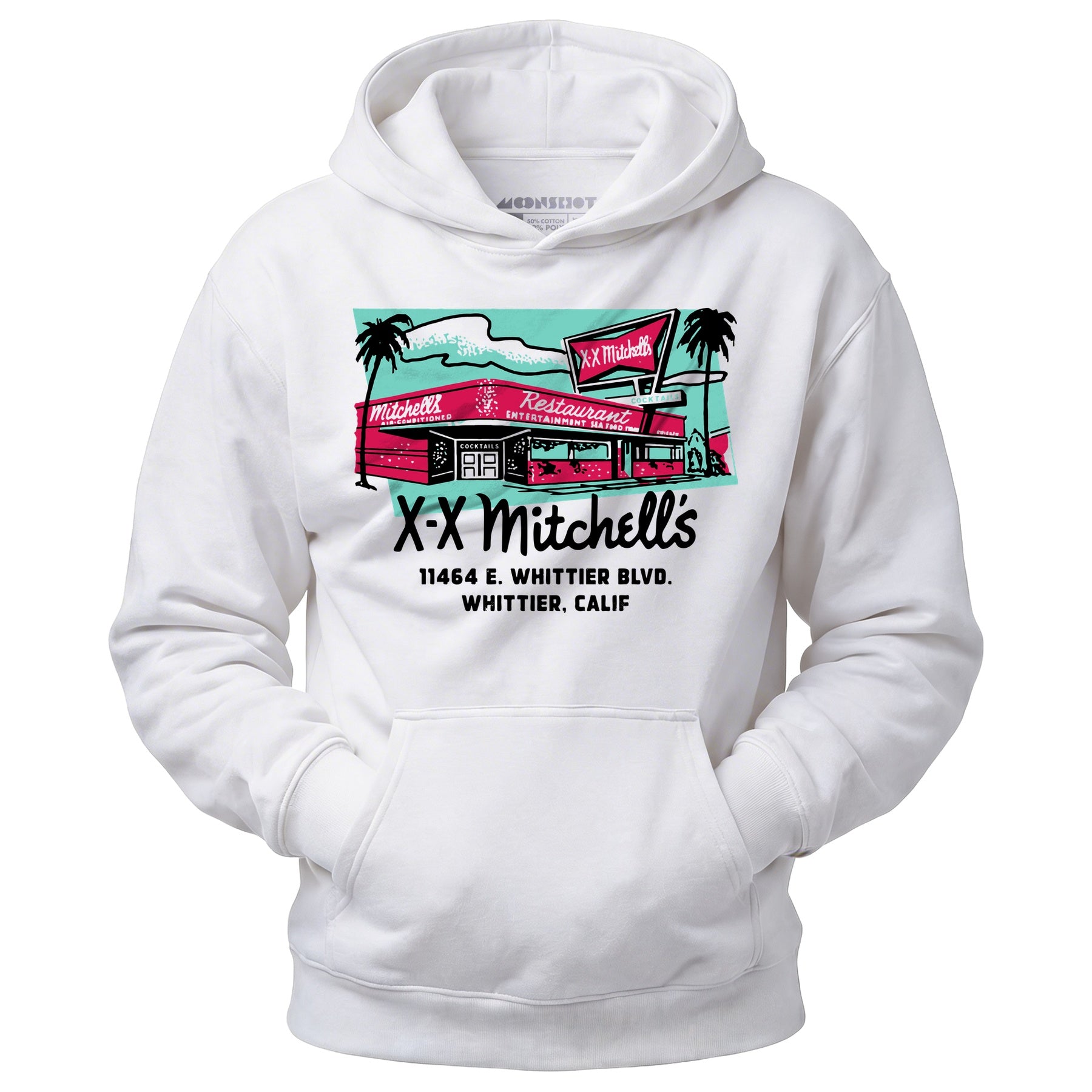 X-X Mitchell's - Whittier, CA - Vintage Restaurant - Unisex Hoodie