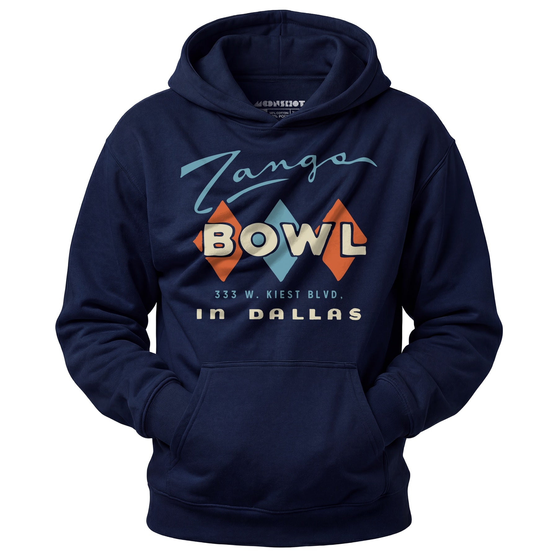 Zangs Bowl - Dallas, TX - Vintage Bowling Alley - Unisex Hoodie