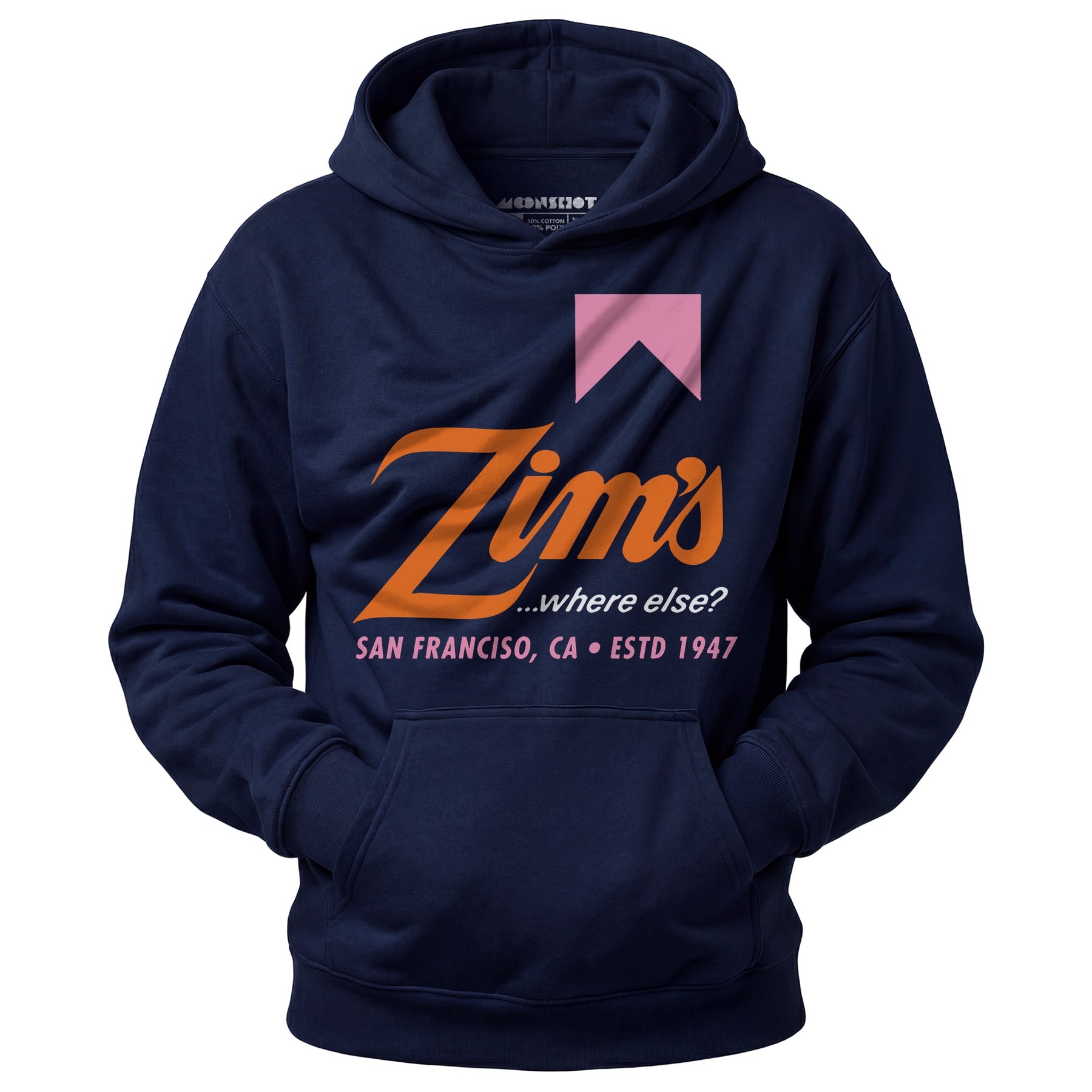 Zim's Hamburgers v3 - San Francisco, CA - Vintage Restaurant - Unisex Hoodie