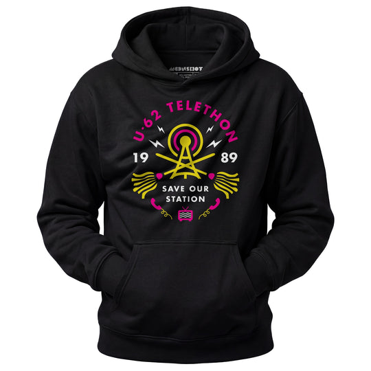 1989 UHF U-62 Telethon - Unisex Hoodie