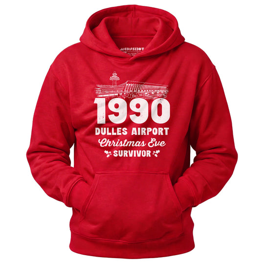 1990 Dulles Airport Christmas Eve Survivor - Unisex Hoodie