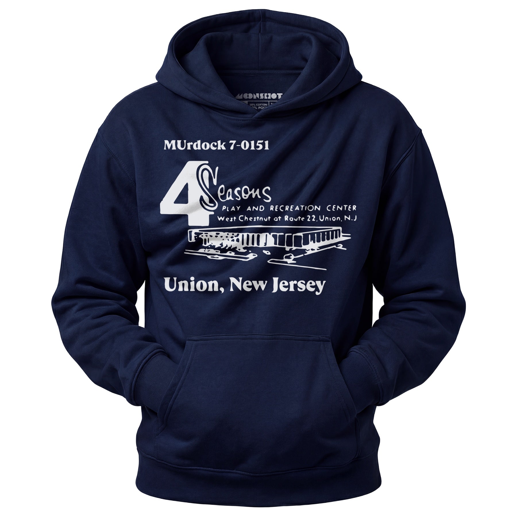 4 Seasons - Union, NJ - Vintage Bowling Alley - Unisex Hoodie
