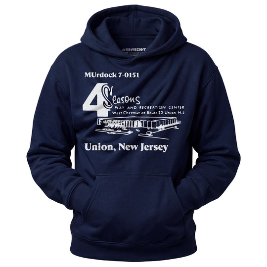 4 Seasons - Union, NJ - Vintage Bowling Alley - Unisex Hoodie