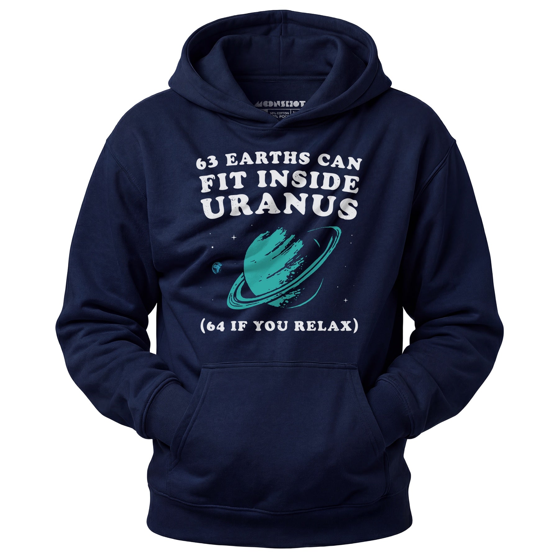 63 Earths Can Fit Inside Uranus - Unisex Hoodie