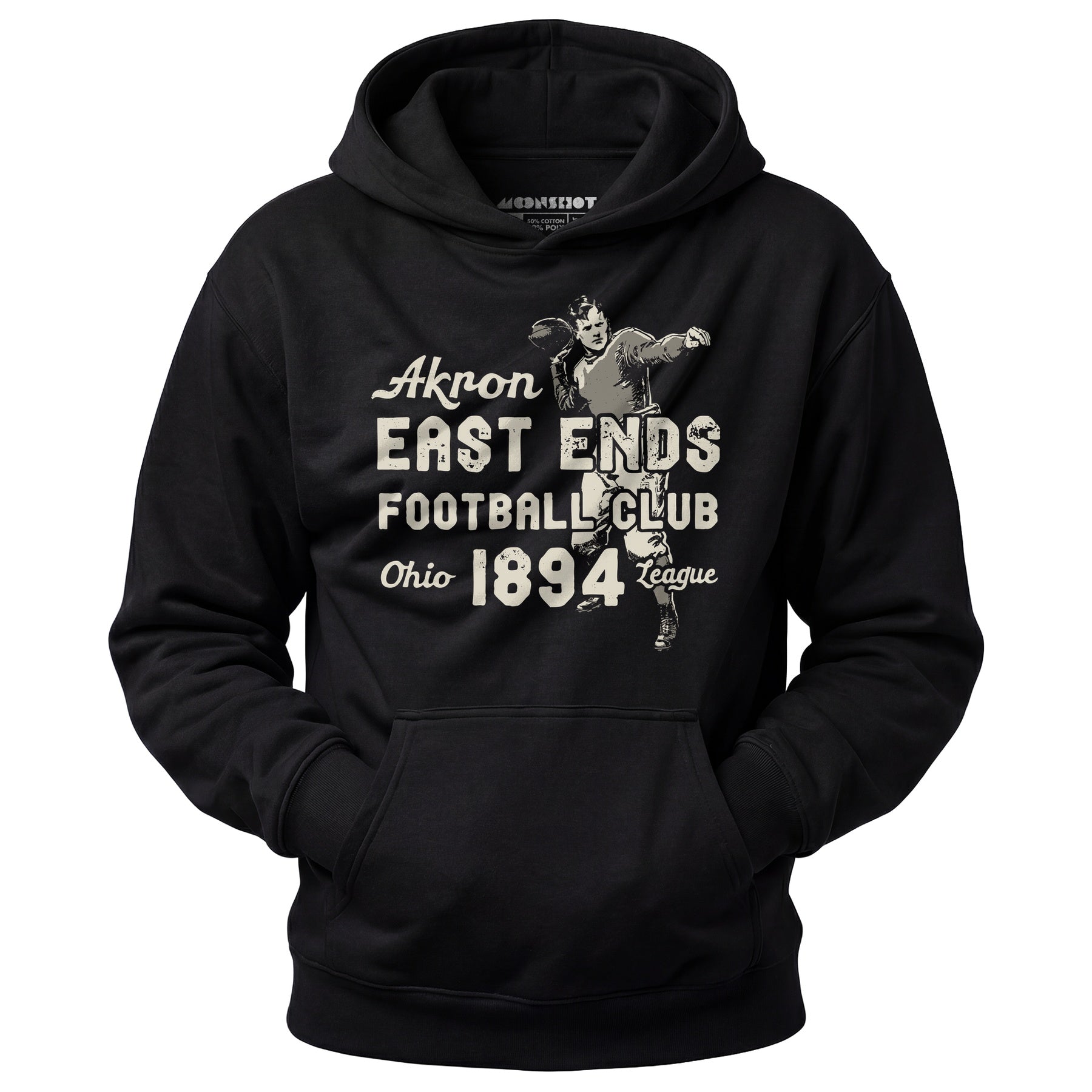 Akron East Ends - Ohio - Vintage Defunct Football Teams - Unisex Hoodie