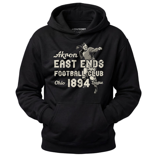 Akron East Ends - Ohio - Vintage Defunct Football Teams - Unisex Hoodie