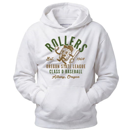 Albany Rollers - Oregon - Vintage Defunct Baseball Teams - Unisex Hoodie