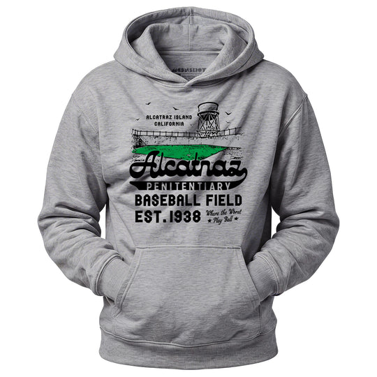 Alcatraz Penitentiary Baseball Field - Unisex Hoodie