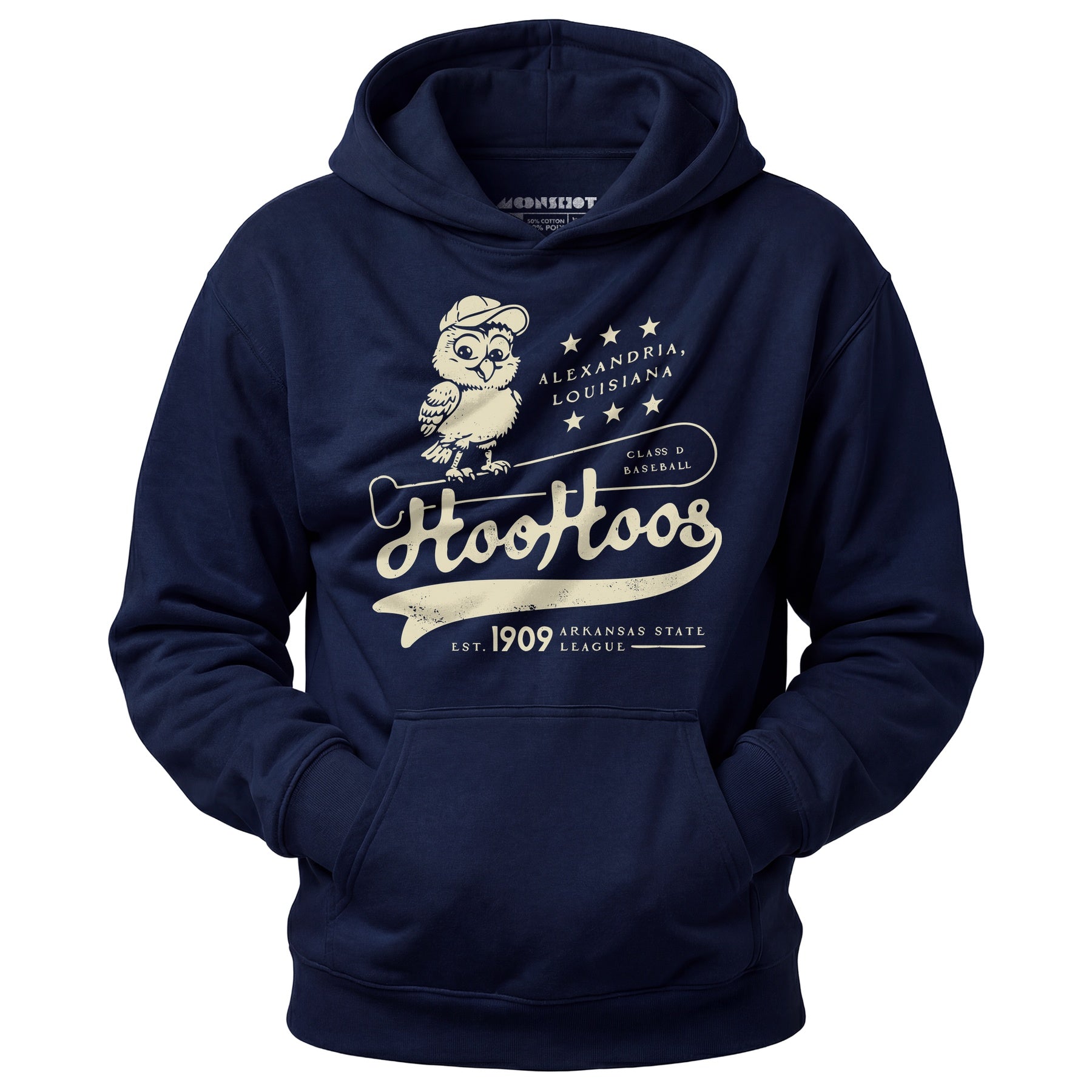 Alexandria Hoo Hoos - Louisiana - Vintage Defunct Baseball Teams - Unisex Hoodie