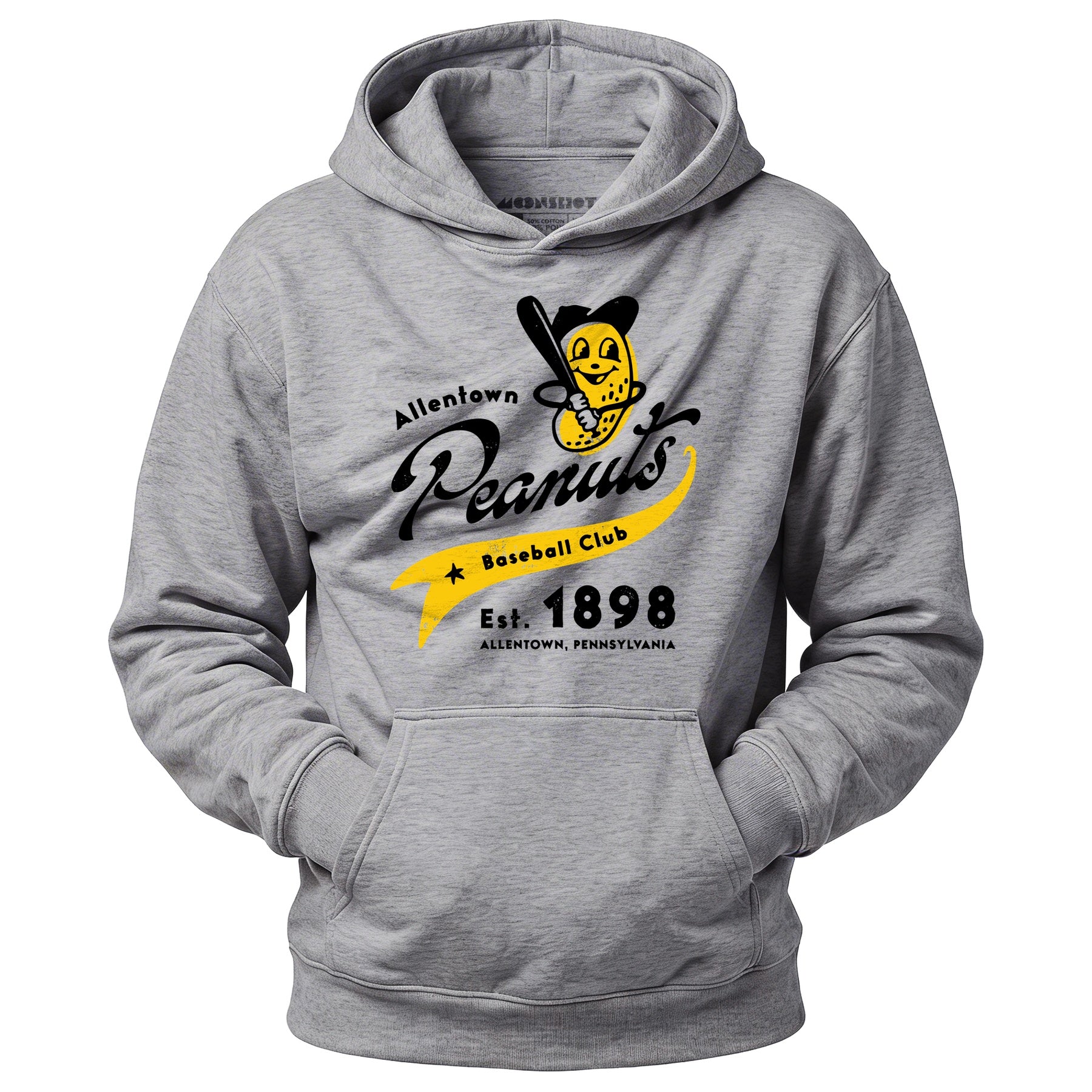Allentown Peanuts - Pennsylvania - Vintage Defunct Baseball Teams - Unisex Hoodie