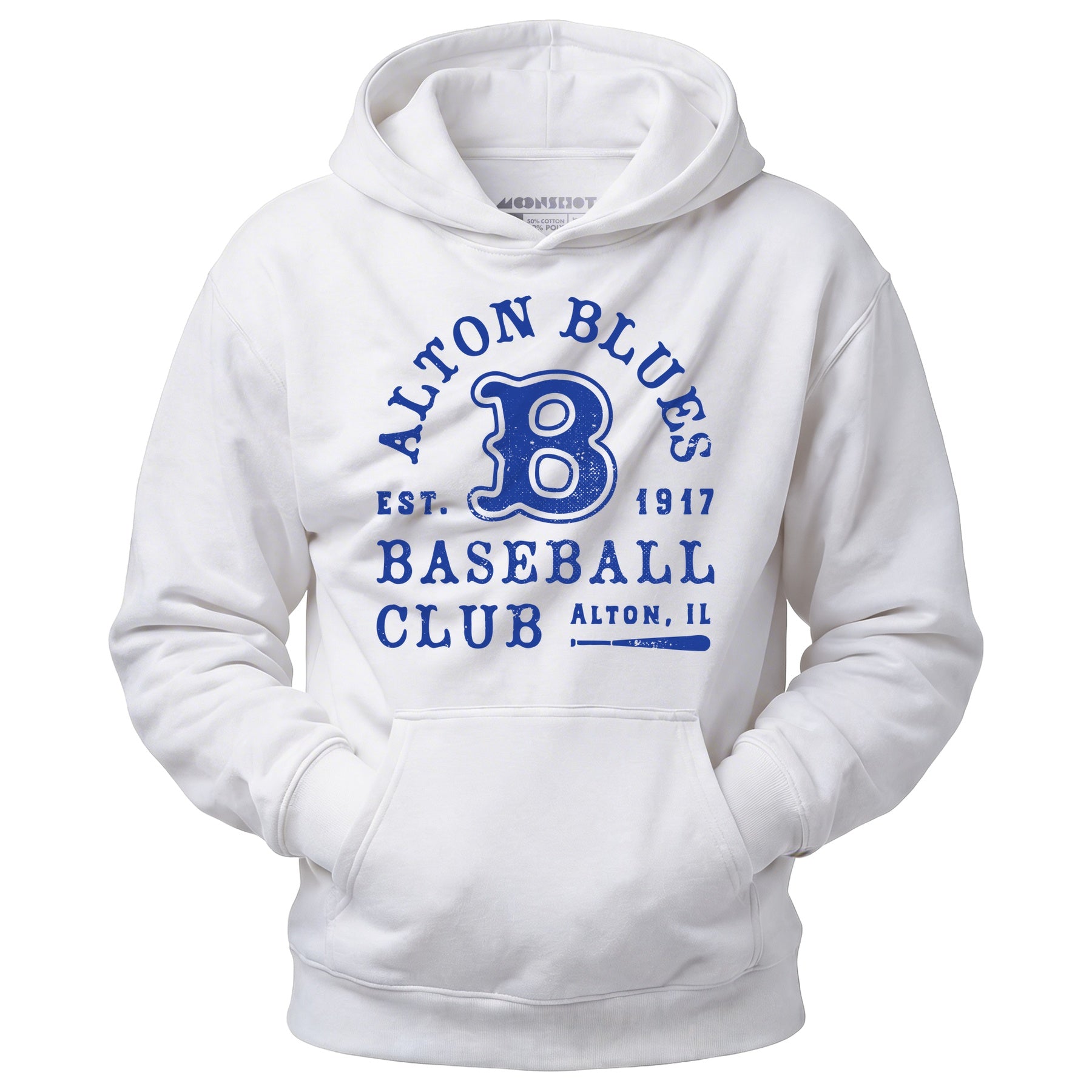 Alton Blues - Illinois - Vintage Defunct Baseball Teams - Unisex Hoodie