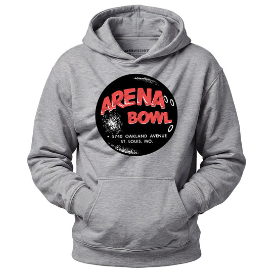 Arena Bowl - St. Louis, MO - Vintage Bowling Alley - Unisex Hoodie