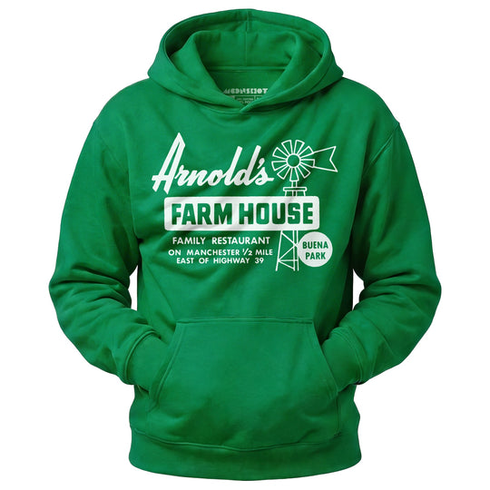 Arnold's Farmhouse - Buena Park, CA - Vintage Restaurant - Unisex Hoodie