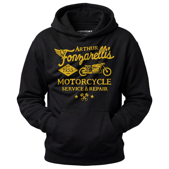 Arthur Fonzarelli's Motorcycle Service & Repair - Unisex Hoodie