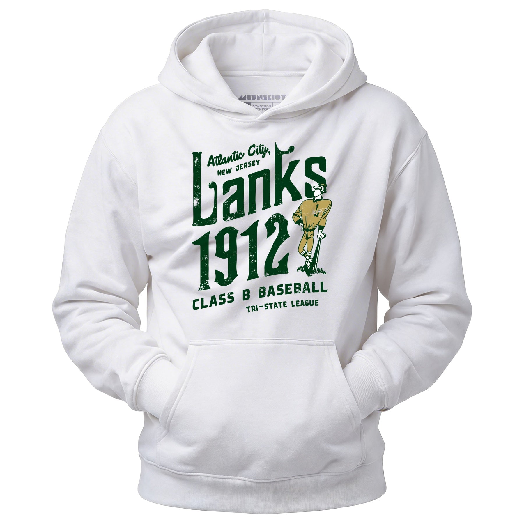 Atlantic City Lanks - New Jersey - Vintage Defunct Baseball Teams - Unisex Hoodie