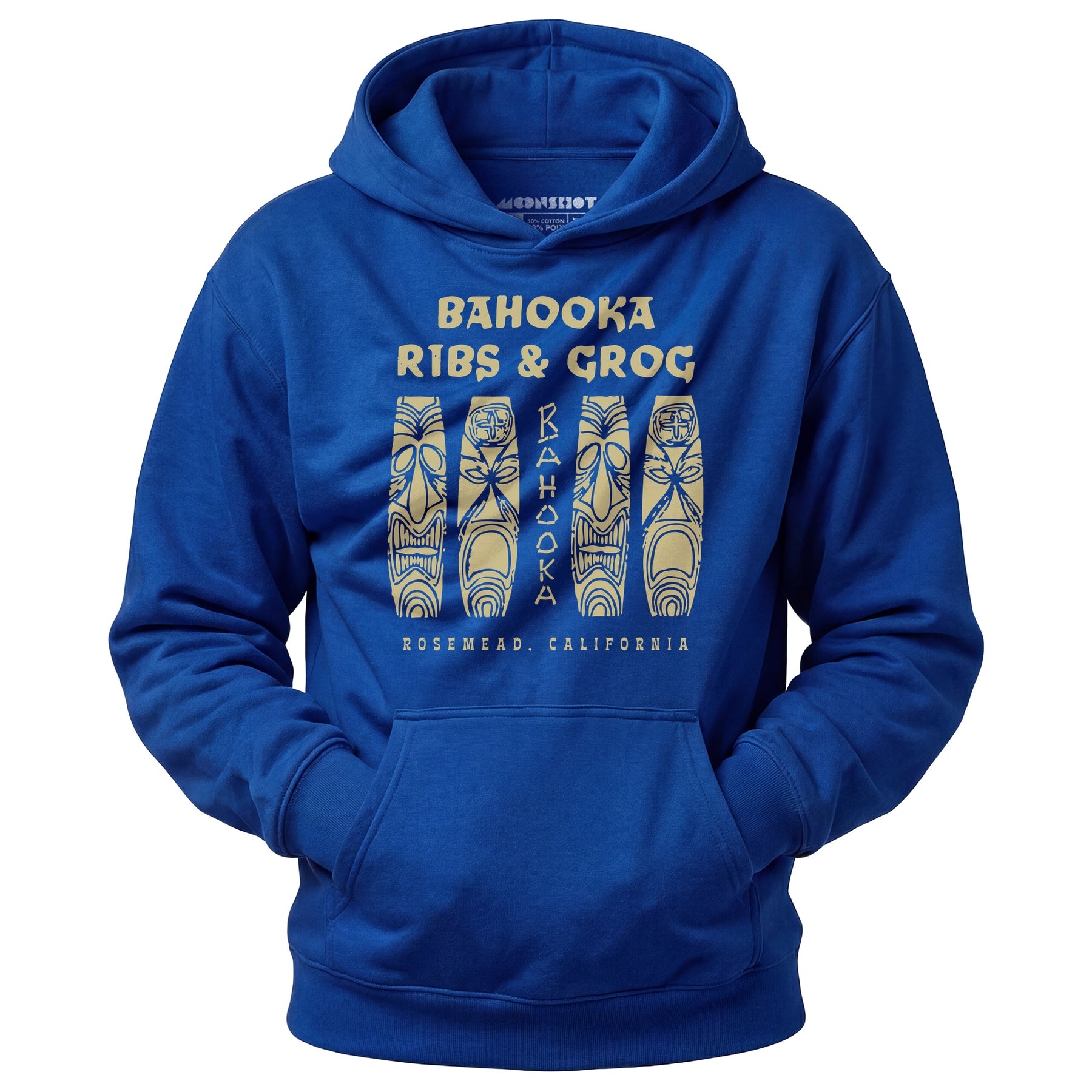 Bahooka Ribs & Grog - Rosemead, CA - Vintage Tiki Bar - Unisex Hoodie