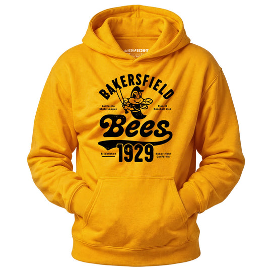 Bakersfield Bees - California - Vintage Defunct Baseball Teams - Unisex Hoodie