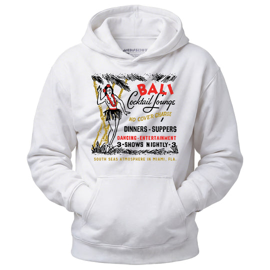 Bali Cocktail Lounge - Miami, FL - Vintage Tiki Bar - Unisex Hoodie