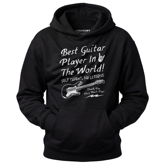 Best Guitar Player in The World Textual - Unisex Hoodie