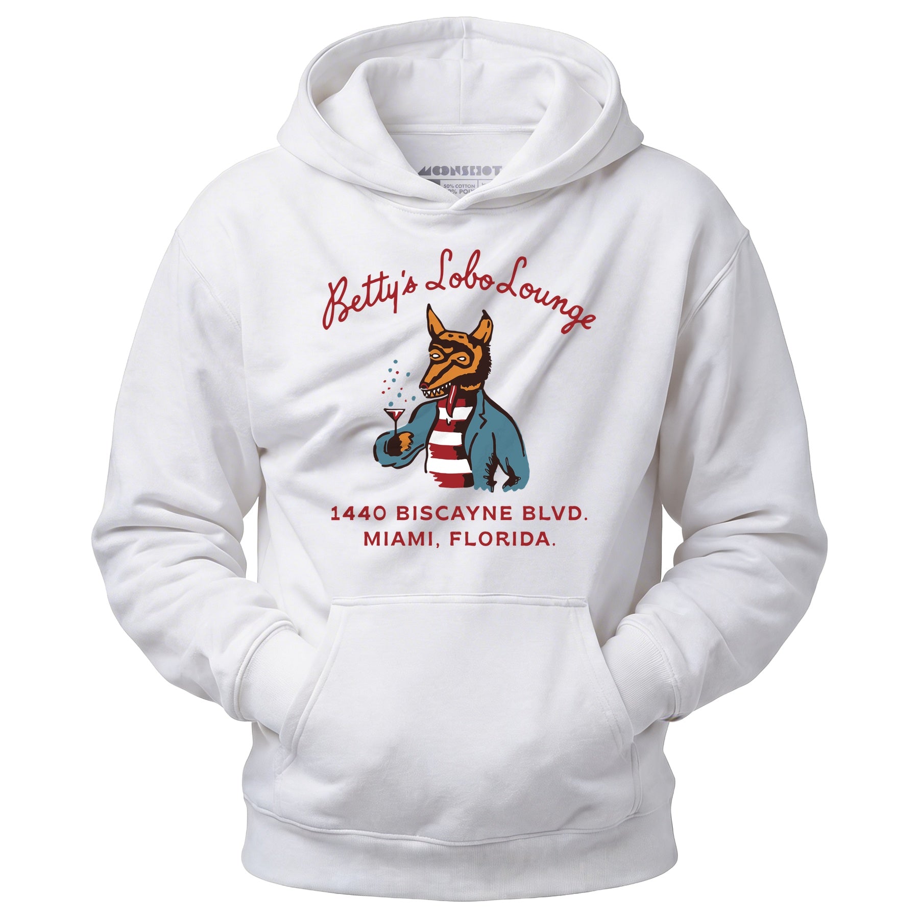 Betty's Lobo Lounge - Miami, FL - Vintage Restaurant - Unisex Hoodie