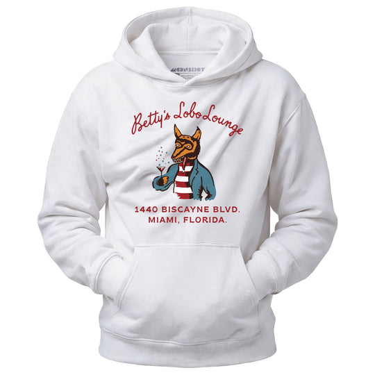 Betty's Lobo Lounge - Miami, FL - Vintage Restaurant - Unisex Hoodie