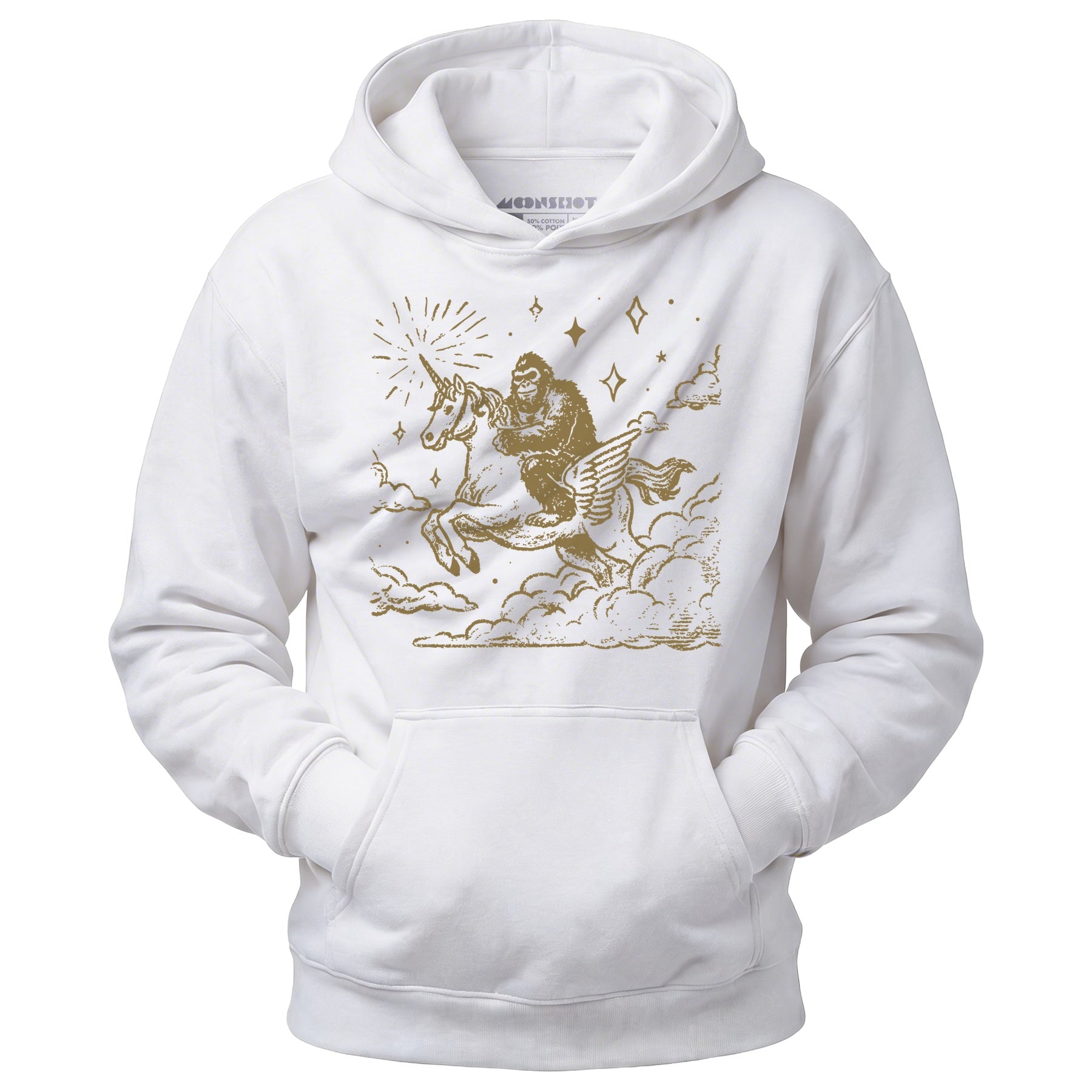 Bigfoot Riding On a Unicorn - Unisex Hoodie
