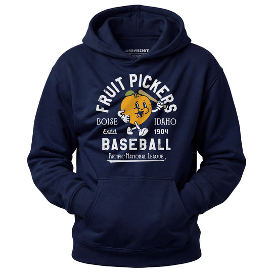 Boise Fruit Pickers - Idaho - Vintage Defunct Baseball Teams - Unisex Hoodie