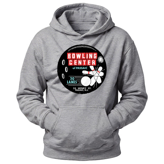 Bowling Center of Passaic - Passaic, NJ - Vintage Bowling Alley - Unisex Hoodie