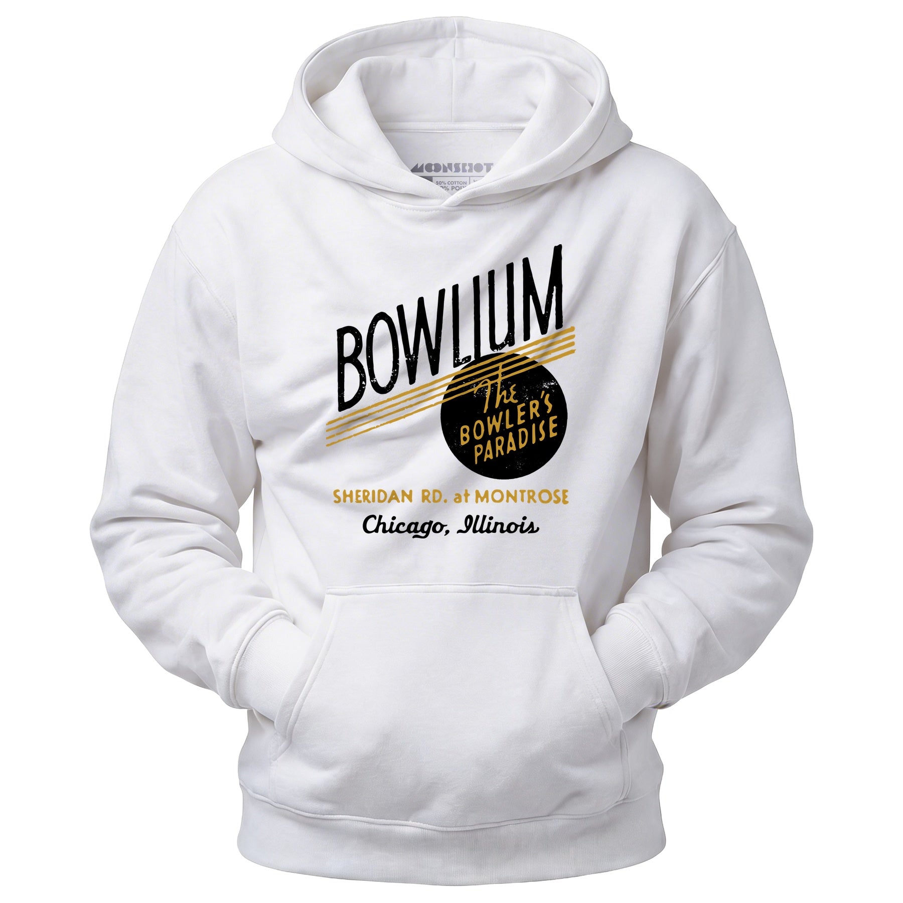 Bowlium - Chicago, IL - Vintage Bowling Alley - Unisex Hoodie